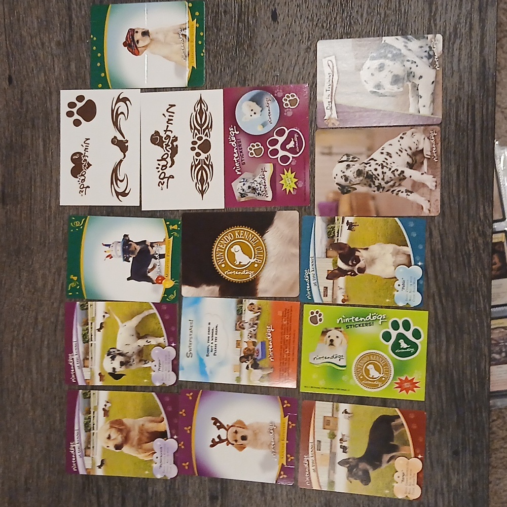 Nintendogs Trading Cards